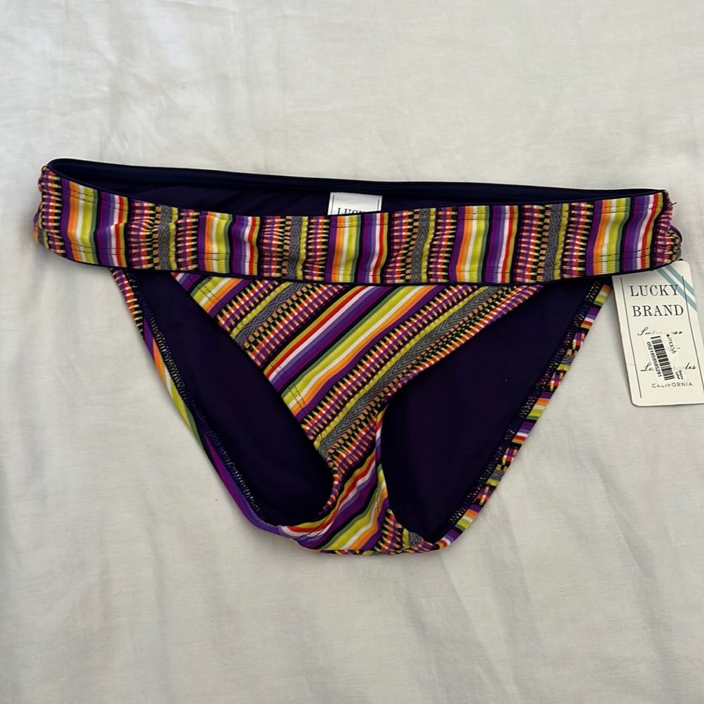 Lucky Brand Bikini Bottoms  Multicolored
